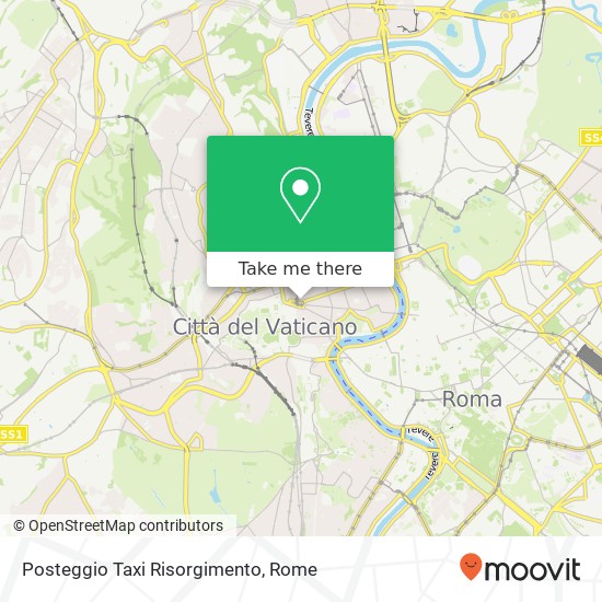 Posteggio Taxi Risorgimento map