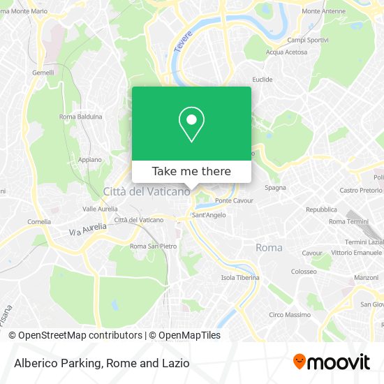Alberico Parking map