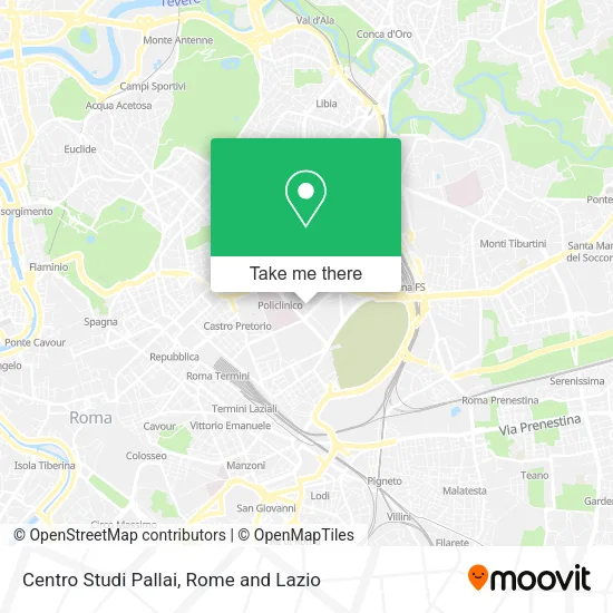 Centro Studi Pallai map