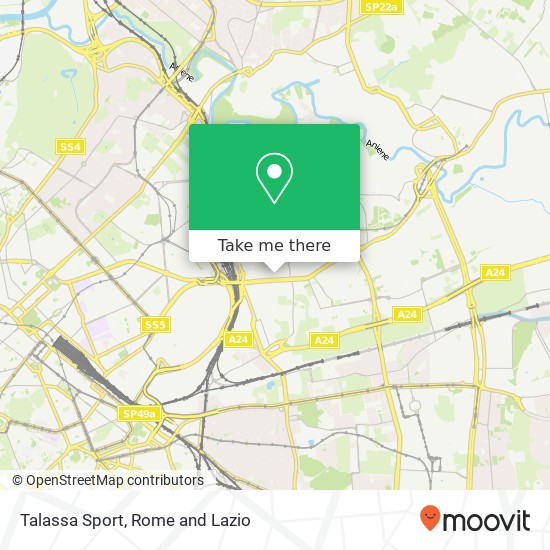 Talassa Sport map
