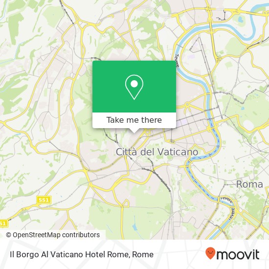 Il Borgo Al Vaticano Hotel Rome map
