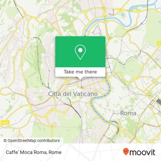 Caffe' Moca Roma map
