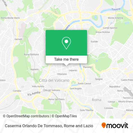 Orlando De Tommaso Barracks map