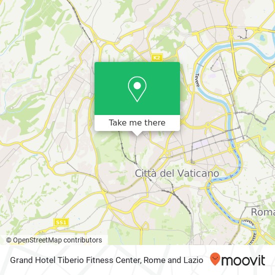 Grand Hotel Tiberio Fitness Center map