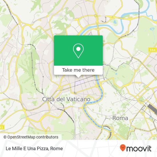 Le Mille E Una Pizza map