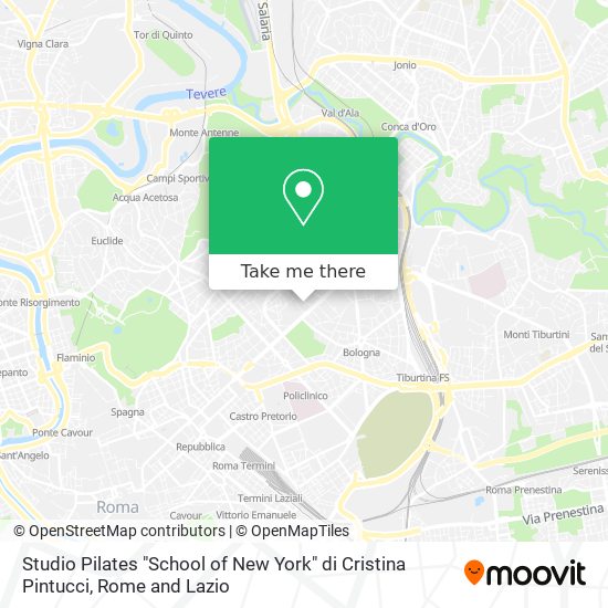 Studio Pilates "School of New York" di Cristina Pintucci map