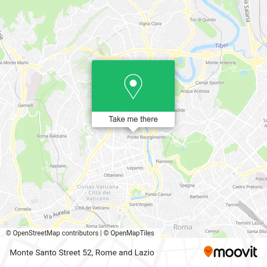 Monte Santo Street 52 map