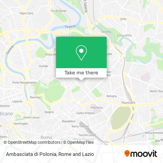 Ambasciata di Polonia map
