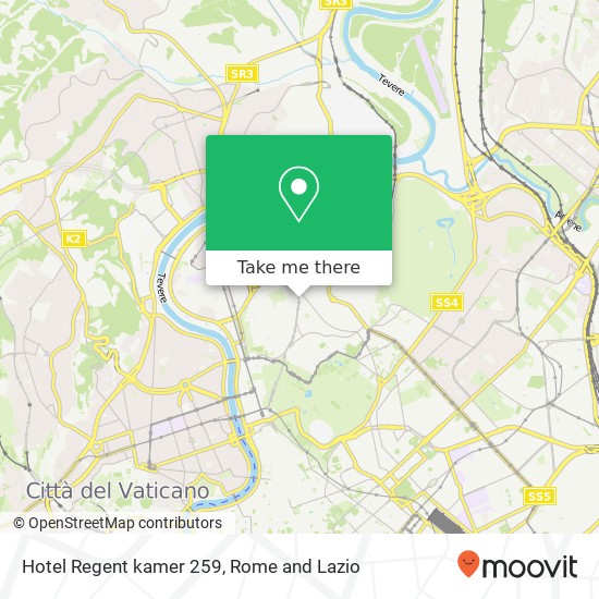 Hotel Regent kamer 259 map