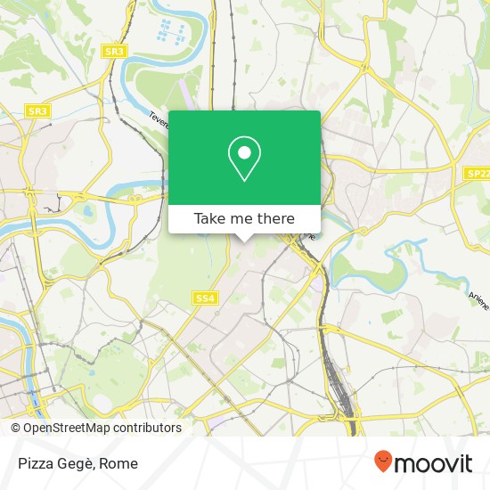 Pizza Gegè map