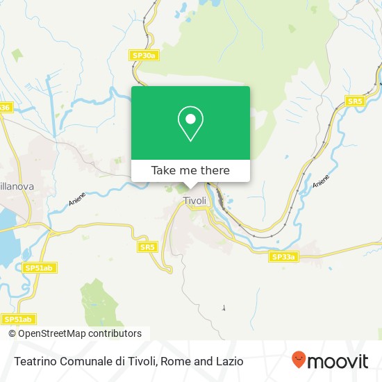 Teatrino Comunale di Tivoli map