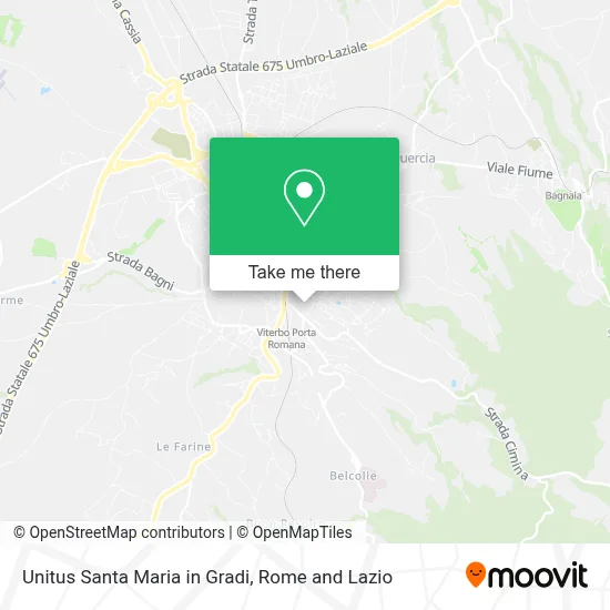 Unitus Santa Maria in Gradi map