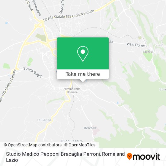 Studio Medico Pepponi Bracaglia Perroni map