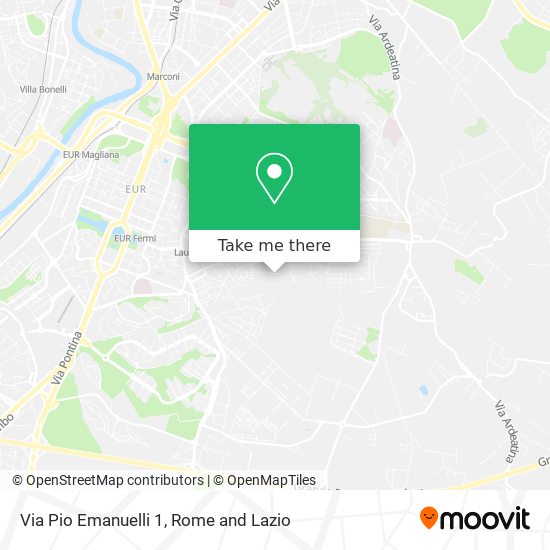 Via Pio Emanuelli 1 map