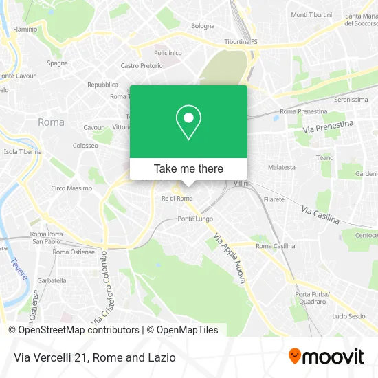 Vercelli Street 21 map