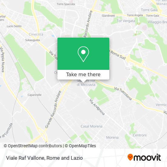 Viale Raf Vallone map