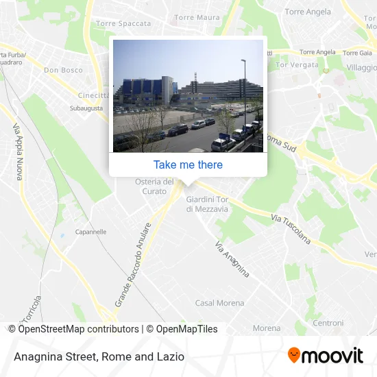 Anagnina Street map