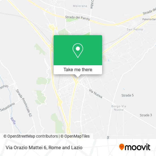 Via Orazio Mattei 6 map