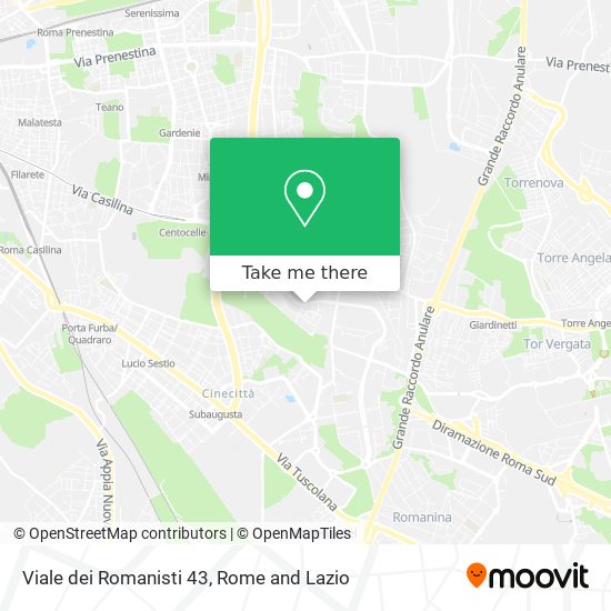 Viale dei Romanisti 43 map