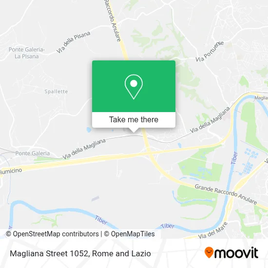 Magliana Street 1052 map