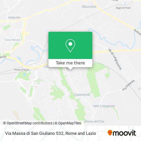 Via Massa di San Giuliano 532 map
