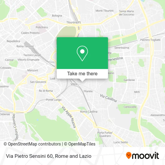 Via Pietro Sensini 60 map