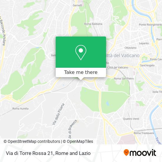Via di Torre Rossa 21 map