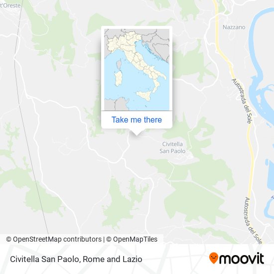 Civitella San Paolo map