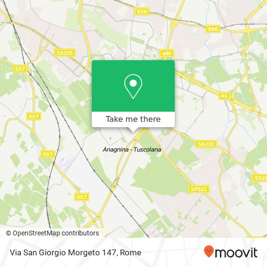 Via San Giorgio Morgeto 147 map