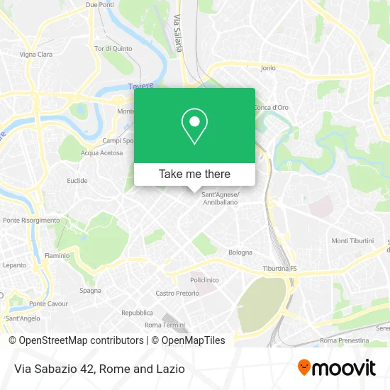 Sabazio Street 42 map