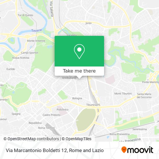 Via Marcantonio Boldetti 12 map