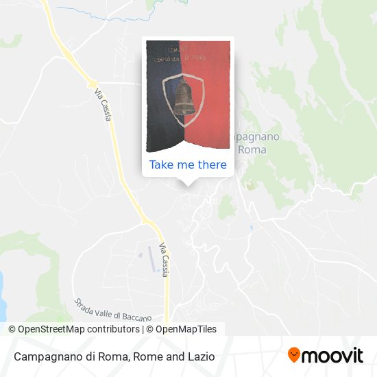 Campagnano di Roma map