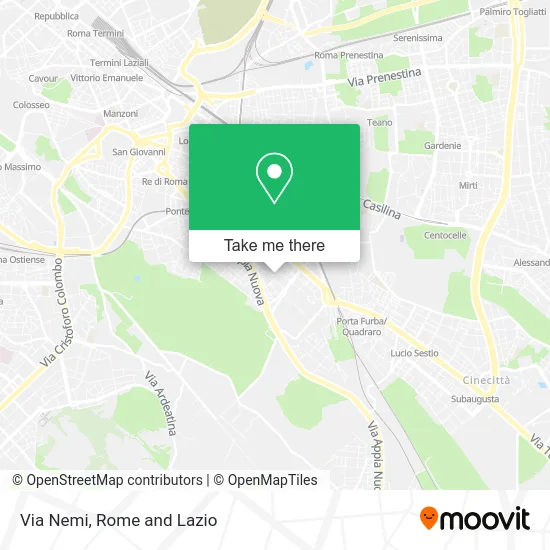 Nemi Street map