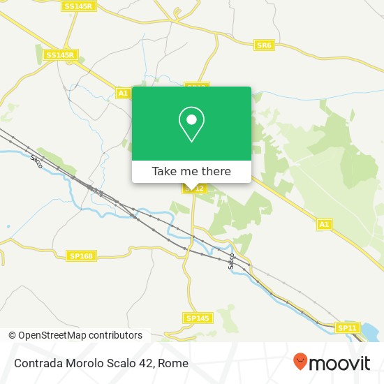 Contrada Morolo Scalo 42 map