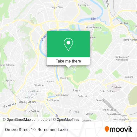 Omero Street 10 map