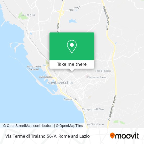 Via Terme di Traiano 56/A map