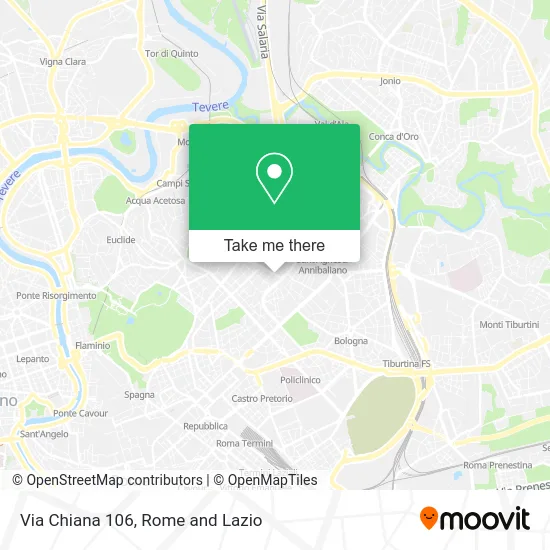 Chiana 106 Street map