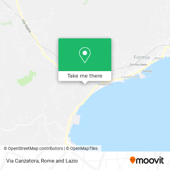 Canzatora Street map