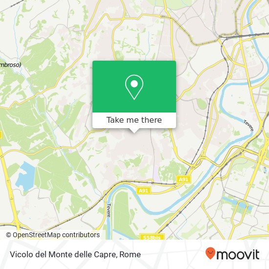 Vicolo del Monte delle Capre map