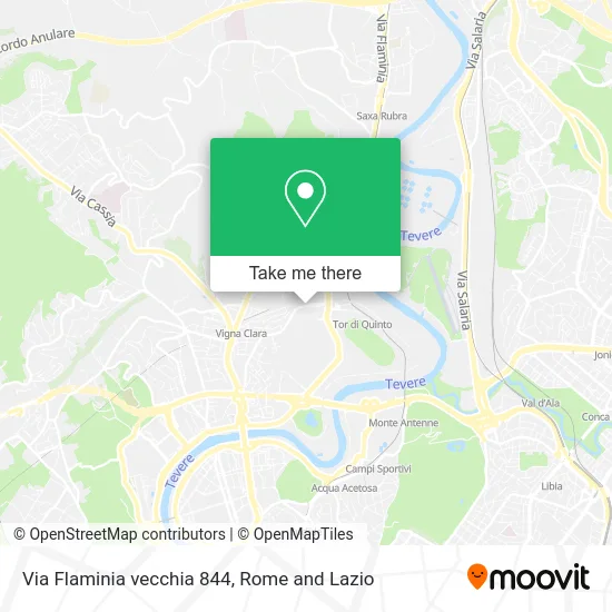 Old Flaminia 844 Street map