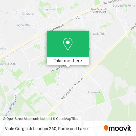 Viale Gorgia di Leontini 260 map