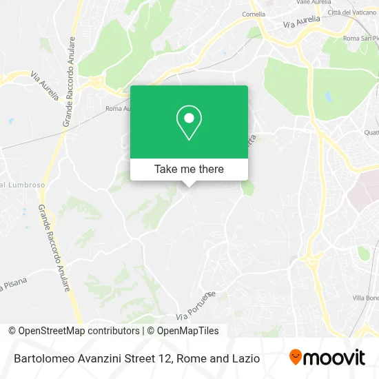 Bartolomeo Avanzini Street 12 map