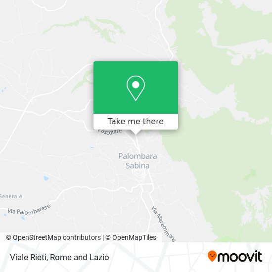 Viale Rieti map