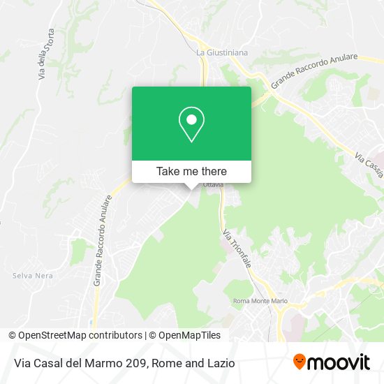 Via Casal del Marmo 209 map