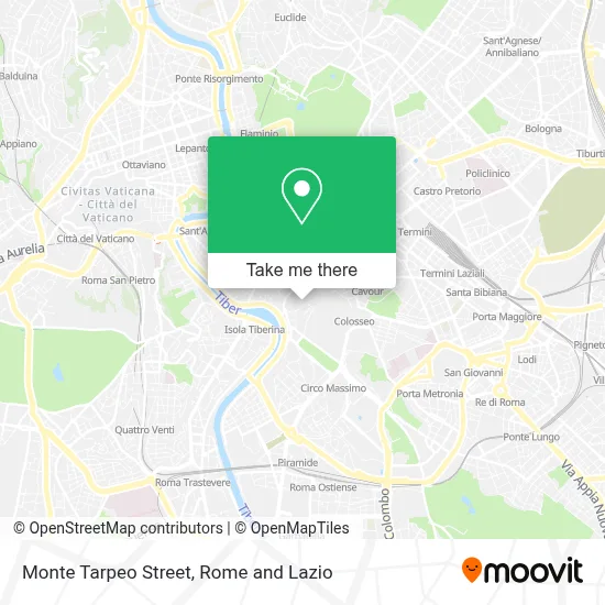 Monte Tarpeo Street map
