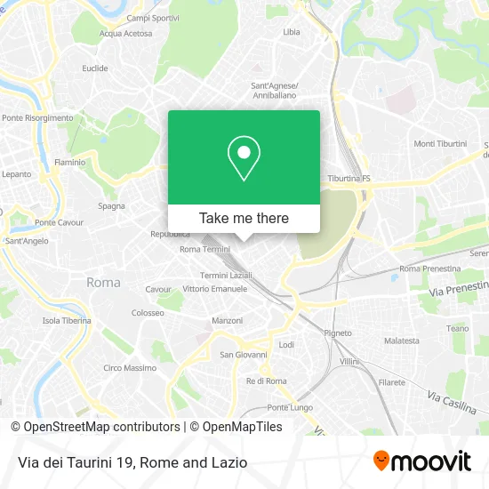 Via dei Taurini 19 map