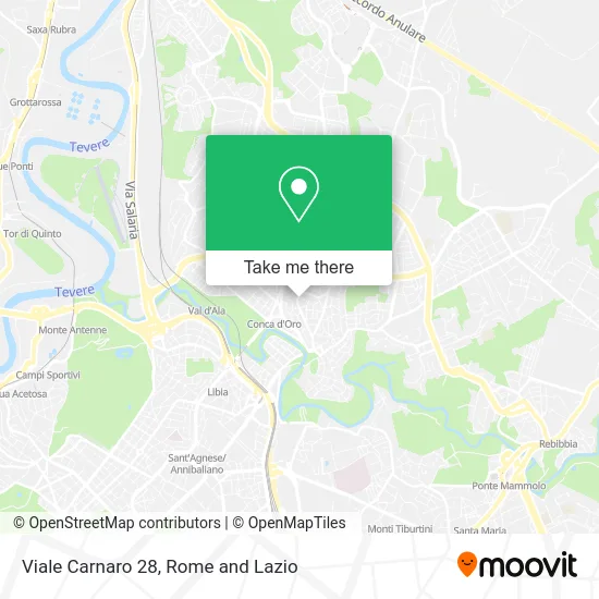 Carnaro Avenue 28 map