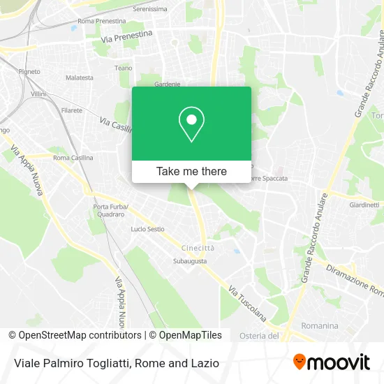 Viale Palmiro Togliatti map