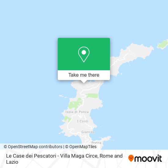 Le Case dei Pescatori - Villa Maga Circe map