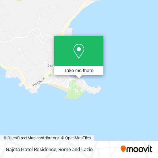 Gajeta Hotel Residence map